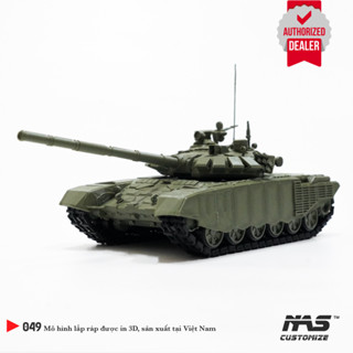 [NAS] Mô hình xe tăng Nga T-72 B3M 1/48, Mô hình quân sự xe tăng Nga T72B3 tỉ lệ 1/48