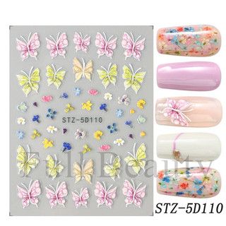 Stick b ướm 5d hot- phụ kiện trang trí nail