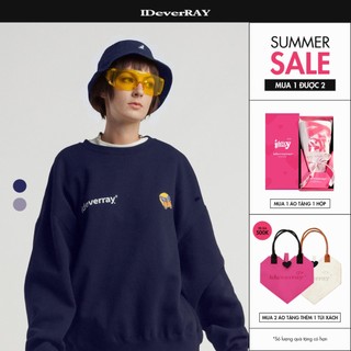  Áo sweater unisex cao cấp chính hãng IDEVERRAY Butterfly form oversize chất nỉ