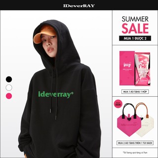  Áo hoodie unisex cao cấp chính hãng IDEVEVERRAY IDEV's Classic form oversize chất nỉ