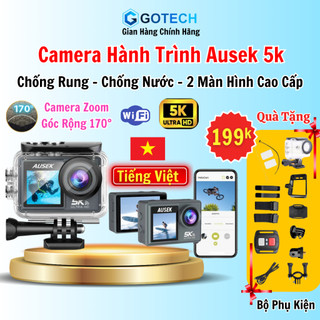 Camera Hành Trình Xe Máy, Camera 5K Sports Ultra HD Siêu Nét Chống Rung, Chống Nước Gắn Xe Máy, Ô Tô, Mũ Bảo Hiểm