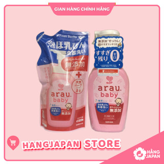 Nước rửa bình Arau chai 500ml tặng túi 450ml