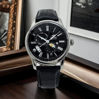 Đồng hồ nam dây da orient automatic sun and moon gen 3 ra-ak0010b10b