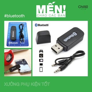 USB Bluetooth - Bộ Thu Bluetooth Âm Thanh Không Dây Kết Nối Jack Cắm 3.5mm Với Loa/ Xe Hơi/ Máy Tính/ Âm Ly/ Ô Tô/ Tivi