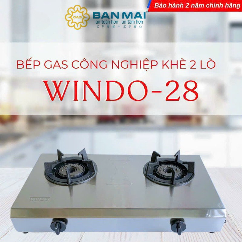 Bếp gas Khè bò né lữa mạnh Windo,bếp khè đơn,khè đôi,khè 3 lò
