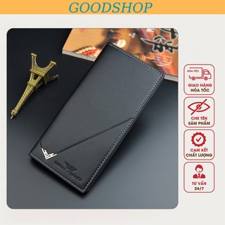 Ví da cầm tay nam DQS 688 loại dài thời trang có khóa