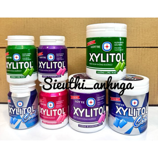 Kẹo Gum Không Đường Lotte Xylitol hũ 55,1g/130,6g
