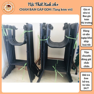 Chân bàn gấp sinh viên học sinh ( Tặng kèm vít)