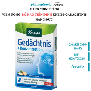 Viên uống tiên đình Kneipp Gedachtnis Konzentration HÀNG ĐỨC hàng mới date xa