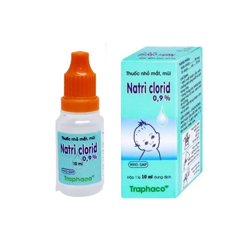 Nước muối nhỏ mắt Nacl 0,9%