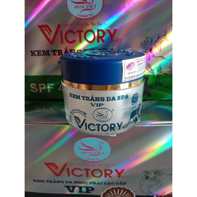 Kem trắng da spa Victory Hoa việt