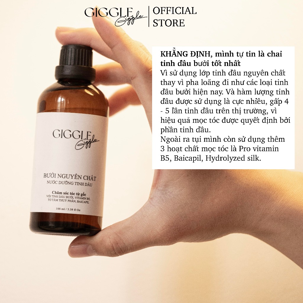 Nước Dưỡng Tinh Dầu Bưởi Chất Giggle, mọc tóc nhanh, giảm rụng tóc, hiệu quả sau 2 - 4 tu | BigBuy360 - bigbuy360.vn