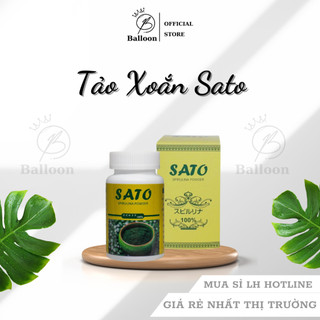 Tảo Xoắn Bột SATO Nhật Bản, Tảo Cấy Chuyên Dùng Cấy Trắng Sáng Đẹp Da Cho Spa Và TMV