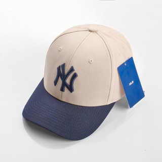 Mũ Nón Meowist MLB chất liệu vải Kaki Cream Navy ,nón thể thao Hàn Quốc, thời trang, phong cách
