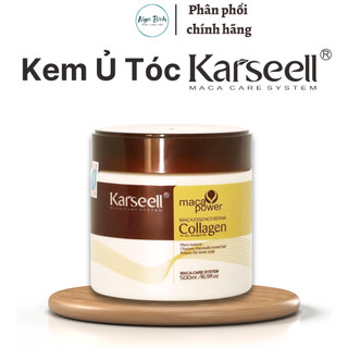 Kem ủ phục hồi tóc hư tổn karseell colagen 500 ml