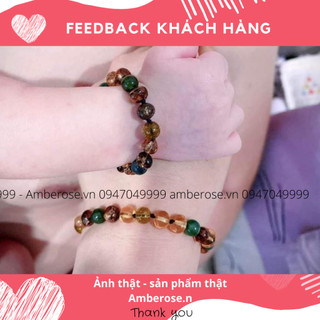 vòng tay Amber Úc size 14-16 cm