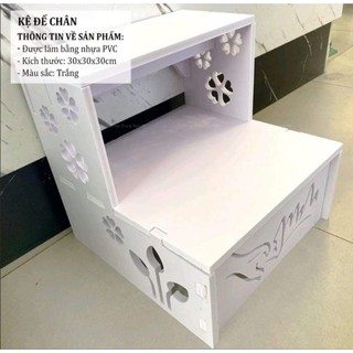 Kệ Kê Chân Có Ngăn Kéo Làm Nail Đẹp và Chắc Chắn