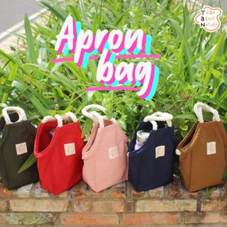 TÚI VẢI CANVAS APRON BAG ĐỰNG BÌNH NƯỚC | Túi vải TAN