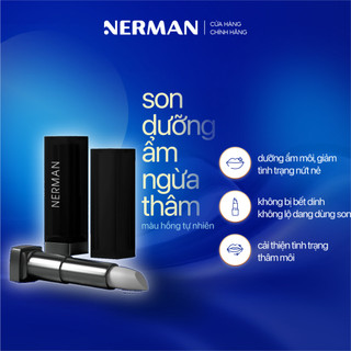 Son dưỡng cho nam Nerman dưỡng ẩm môi,giảm nứt nẻ,không bết dính,hỗ trợ mờ thâm Men in Black 4g