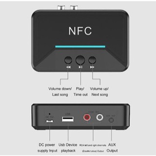 Thiết bị nhận Bluetooth không dây (5.0) BT200. Hộp Bluetooth Âm Thanh Không Dây BT200 NFC V5.0