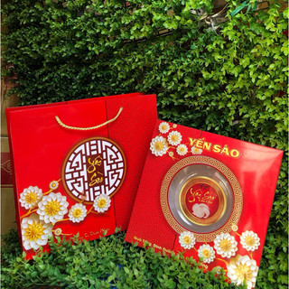 10 hộp xếp hoa mai 100g yến tinh
