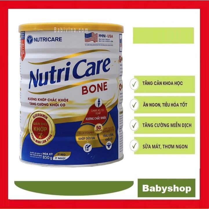 Sữa Bột Nutricare Bone 900g [Date 2026]