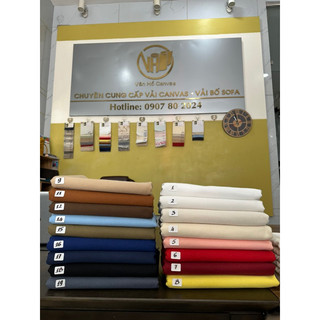 Vải canvas Vân Hồ, may túi tote