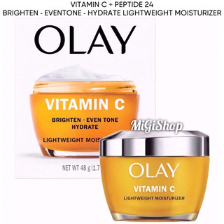 [Bản Mỹ] Kem Dưỡng Trắng Da Olay Vitamin C Peptide 24 Hydrating Moisturizer 48g