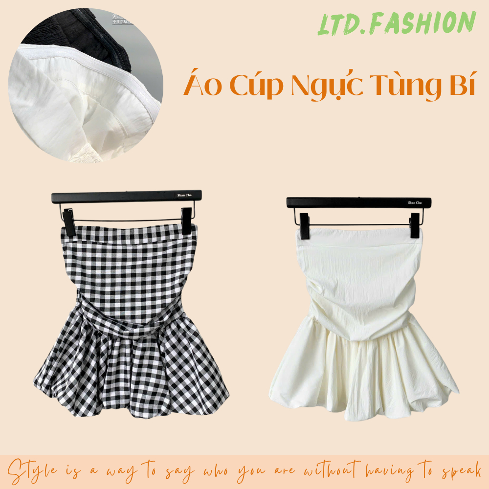 ÁO CÚP NGỰC FORM BABY DOLL TÙNG BÍ - LTD.FASHION - TK3648