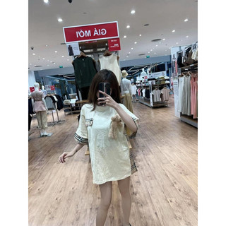Áo gấu phối bbr xinh xắn - freesize form rộng unisex