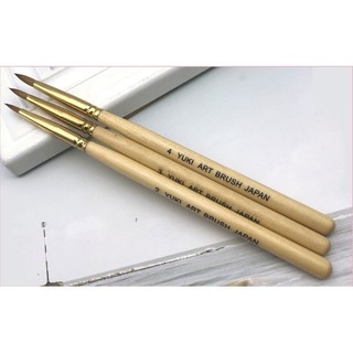 Cọ đắp hoa bột Yuki chính hãng hàng chuẩn loại 1 - cọ nặn hoa bột lông tơ cao cấp mềm mại, dễ bám bột💖