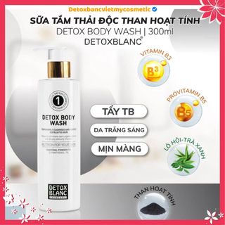 Sữa tắm trắng sủi bọt thải độc body detox blanc