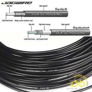 Vỏ dây đề, dây phanh xe đạp - Nhãn hiệu JAGWIRE