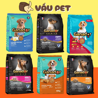 Thức ăn hạt cho chó hạt ganador 3kg nhiều vị