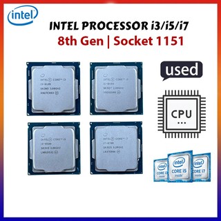 Cpu intel core i7-8700k, i7-8700, i5-8500, i5-8400, i3-8300, i3-8100 - cpu socket 1151, 8th gen, hàng tháo máy zin