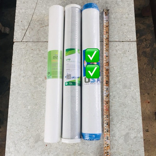 BỘ 3 LÕI LỌC THÔ MÁY LỌC NƯỚC RO 20 inch