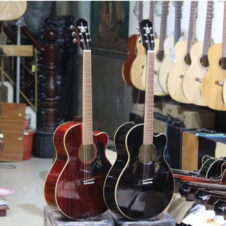 Đàn guitar acoustic gỗ thịt, có ty cho người mới tập mã ES160 và ESAC20 chính hãng S Việt