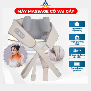 Máy Massage Cổ Vai Gáy Mát Xa Lưng Hồng Ngoại Trị Liệu Cải Thiện Cho Mọi Lứa Tuổi Acie Store