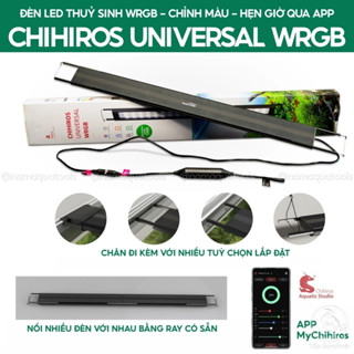 Đèn LED Chihiros Universal WRGB Thế Hệ Mới 2024 | Đèn LED Thuỷ Sinh Cao Cấp