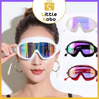 [Conquest] Kính Bơi Conquest 1018 Tráng Gương Tráng Thủy Kẹp Bịt Tai Chống UV Chống Mờ Kiếng Bơi Lội