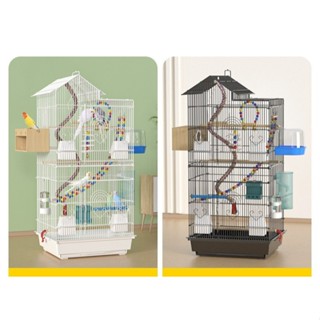   3019  Lồng Chim Mái Nhà Cao Cấp Cho Vẹt – Yến Phụng | Kích Thước 100x47,6x36 | Hàng Chính Hãng 