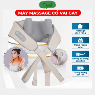 Máy Massage Cổ Vai Gáy Mát Xa Lưng Hồng Ngoại Trị Liệu Cải Thiện Cho Mọi Lứa Tuổi Nimal Store