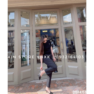 Quần baggy nữ Xịn Store quần baggy kaki dáng công sở Q197