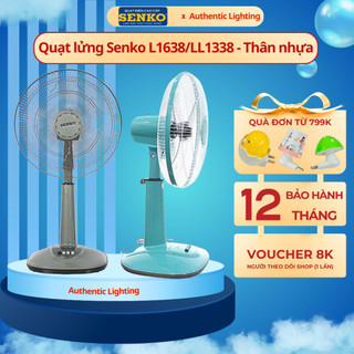 Quạt lửng Senko L1638/LL1338 - Thân nhựa, 3 cánh, êm ái, gió mát đầy, tiết kiệm điện năng, xinh xỉu