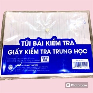 SET 50 TỜ ĐÔI Giấy kiểm tra Hải Tiến kẻ ngang – Giấy KT cấp 1 cấp 2 Định lượng chuẩn, dễ viết – Chuẩn Bộ Giáo Dục