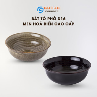 Bát Tô phở Men hỏa biến D16 - Gốm Sứ Cao Cấp Bát Tràng