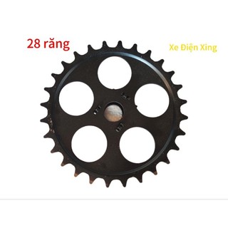 Đĩa xe đạp điện 28 răng phụ kiện phụ tùng xe đạp điện xe máy điện