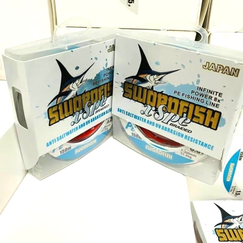 Dù Cá Kiếm X8 SwordFish 150m. Dù PE X8 7 màu. Dù nổi chuyên câu Lục, câu Lure
