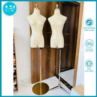 Manocanh Nam, Nữ Không Tay Có Đùi Ma Nơ Canh Chân Gỗ, Vàng, Bạc Loại 1 Cao Cấp - LV13