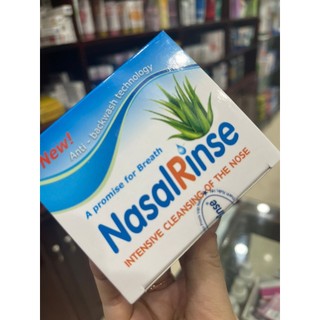 Muối rửa mũi nasal rinse- muối rửa mũi nasal rinse giúp rửa sạch mũi - xoang hộp 25 gói